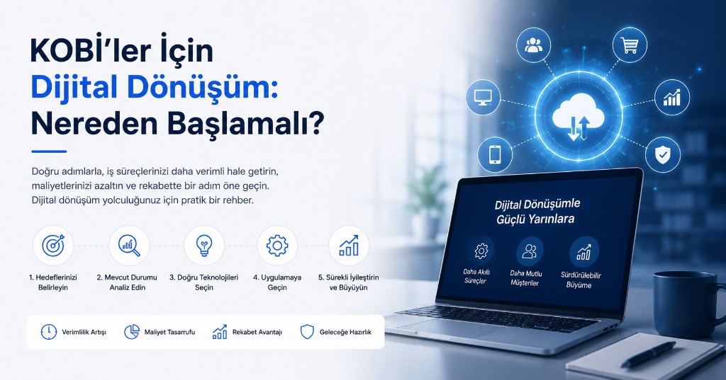 KOBİ'ler için dijital dönüşüm başlangıç rehberi